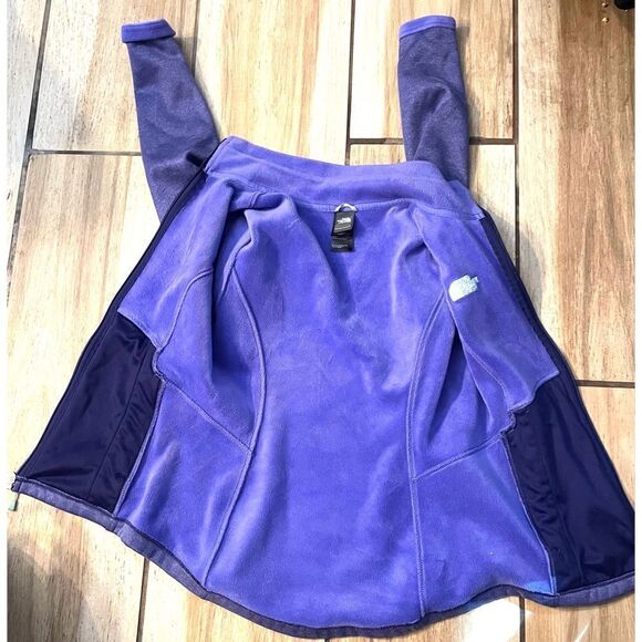 The North Face Women Agave Purple Full Zip Fleece Lined Jacket Size S/P - Picture 9 of 10
